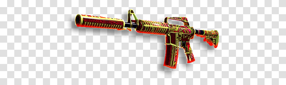 Download M4a1 S Chantico's Fire Hd Uokplrs M4a1 S Fire, Gun, Weapon, Weaponry, Rifle Transparent Png
