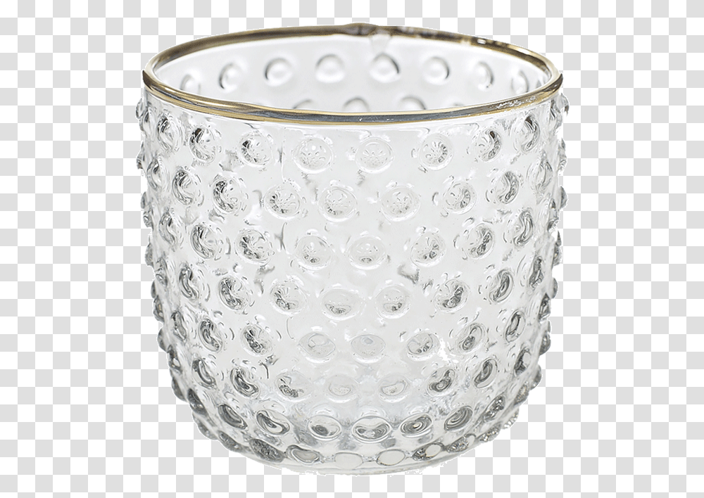 Download Mady Gold Trim Hobnail Votive Mady Votive Accent Decor, Glass, Porcelain, Art, Pottery Transparent Png