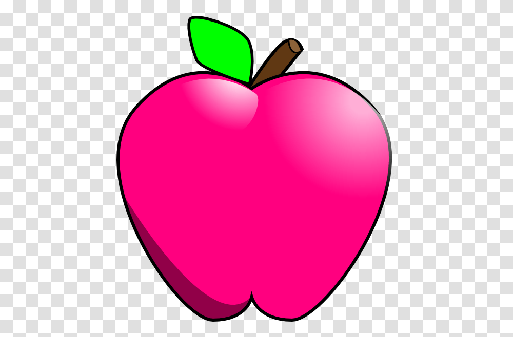 Download Magenta Apple Clip Art Pink Apple Pink Lady Apple Clipart, Plant, Balloon, Fruit, Food Transparent Png