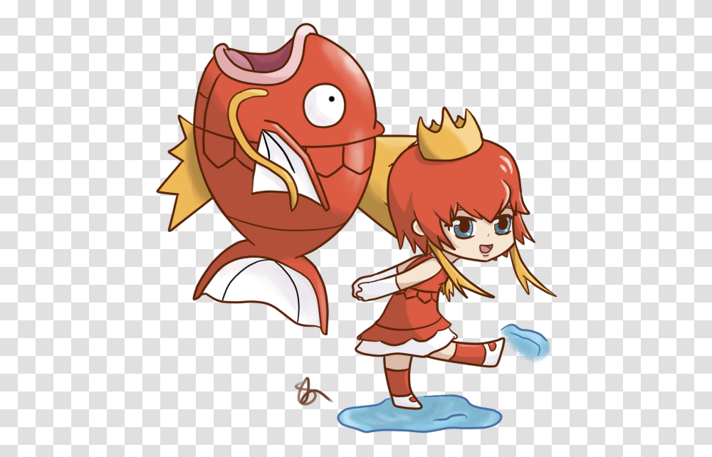 Download Magikarp And Trainer Pokemon Magikarp Anime, Person, People, Art, Face Transparent Png