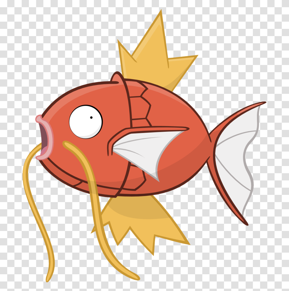 Download Magikarp Cartoon, Fish, Animal, Goldfish Transparent Png