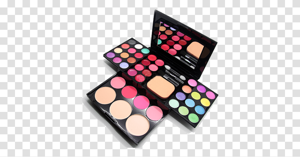 Download Makeup Photos 1 Set Of Make Up, Paint Container, Cosmetics, Palette, Face Makeup Transparent Png