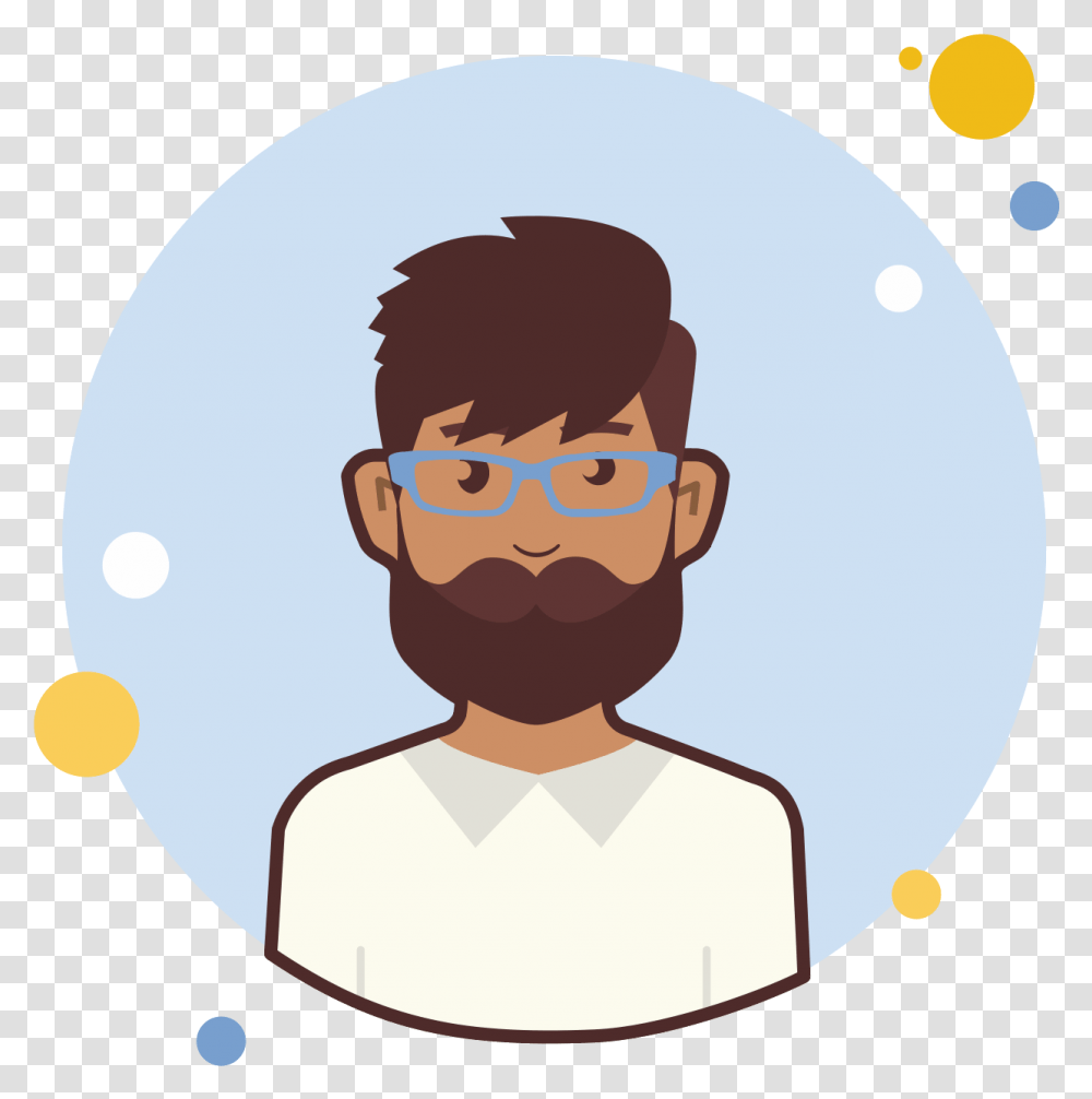 Download Man With Beard In Blue Glasses Icon People With Signos De Interrogacion, Face, Person, Head, Outdoors Transparent Png