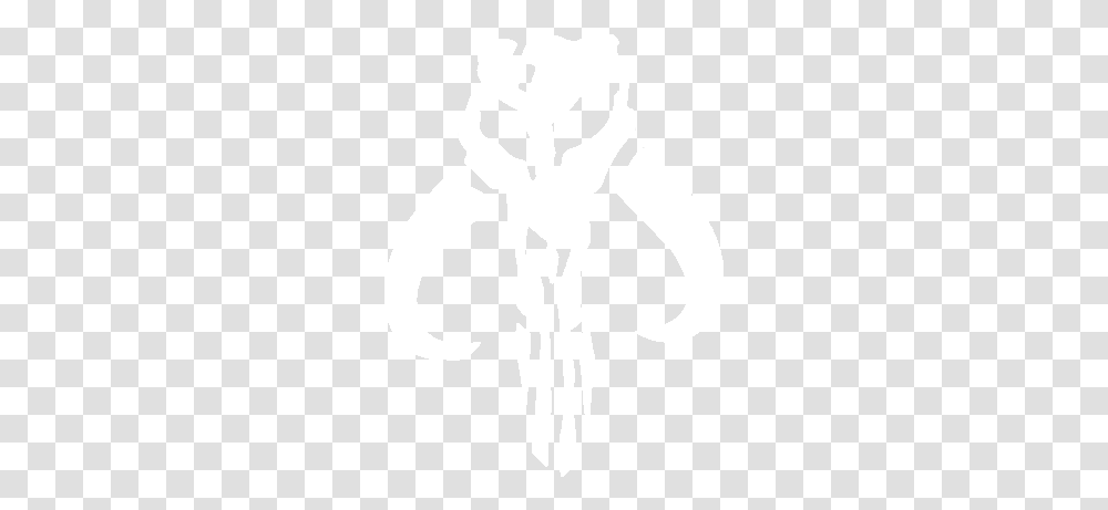 Download Mandalorian Skull Full Size Image Pngkit Star Wars Bounty Hunter Logo, Stencil, Symbol, Person, Human Transparent Png