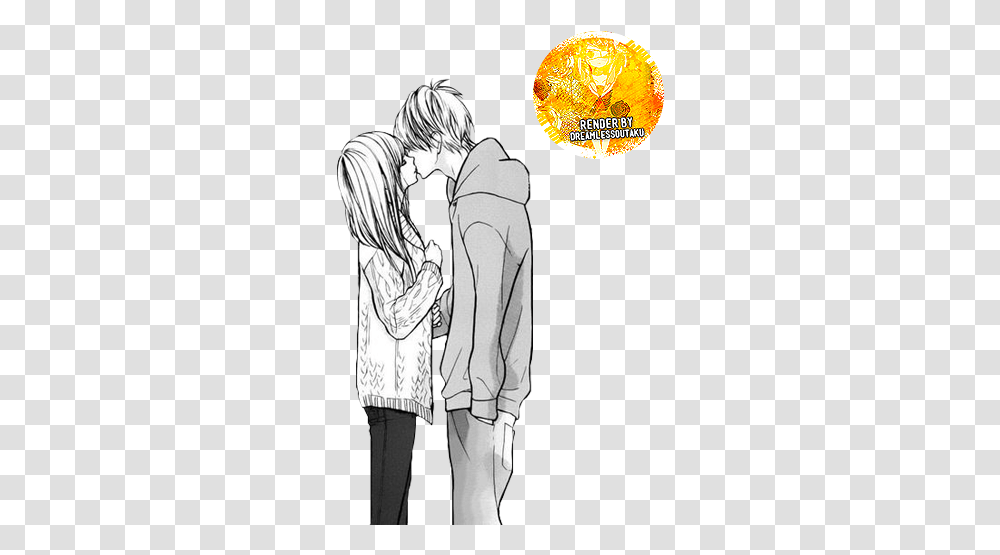 Download Manga Couple Drawing Of Girls 2 Best Friends, Person, Human, Comics, Book Transparent Png