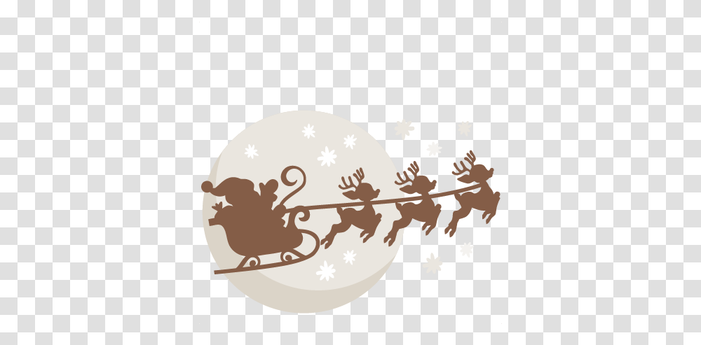 Download Manger Svg Santa Santa Sleigh Svg Free Image Santa Christmas Eve Clipart, Cupid, Symbol, Emblem, Weapon Transparent Png
