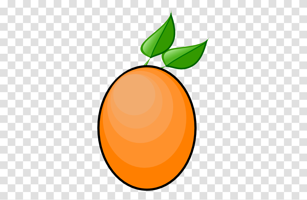 Download Mango Clipart Orange Mango Clipart, Plant, Fruit, Food, Produce Transparent Png