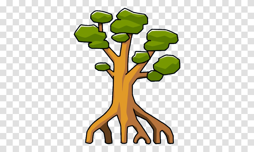 Download Mangrove Tree Image With Clip Art, Plant, Tree Trunk, Gun, Weapon Transparent Png