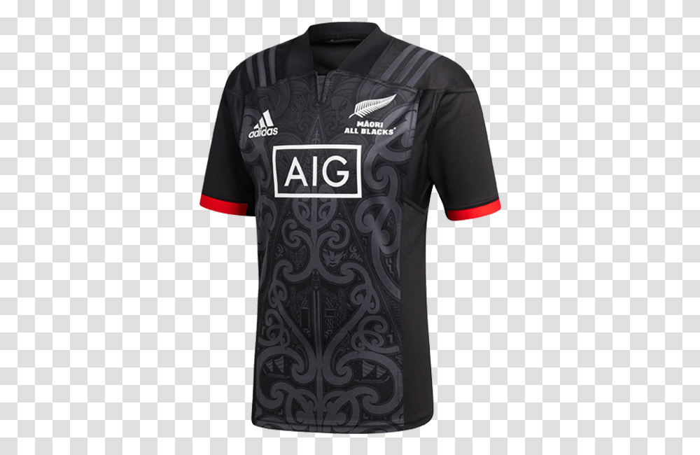 Download Maori All Blacks Jersey Maori All Blacks Shirt, Clothing, Apparel, Person, Human Transparent Png
