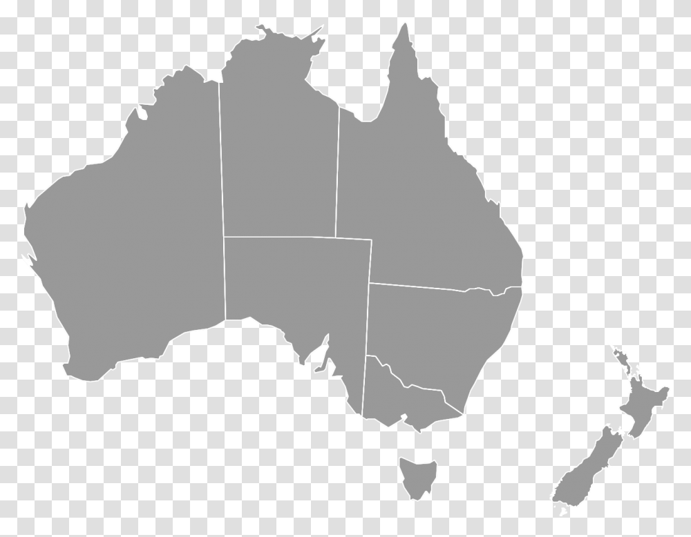 Download Map Of Australia And Nz Major Tourist Attractions Australia States Map, Plot, Nature, Outdoors, Diagram Transparent Png
