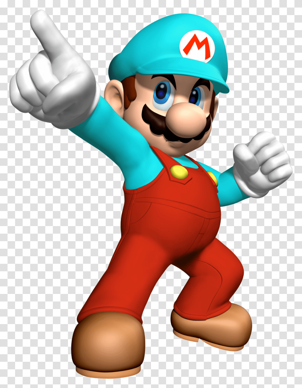 Download Mario Bros 3d Uokplrs Mario With Fire Flower, Super Mario, Helmet, Clothing, Apparel Transparent Png