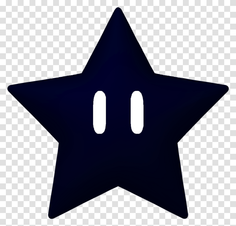 Download Mario Kart Wii Super Mario Blue Star Image Dark Star Super Mario, Star Symbol, Axe, Tool, Clothing Transparent Png