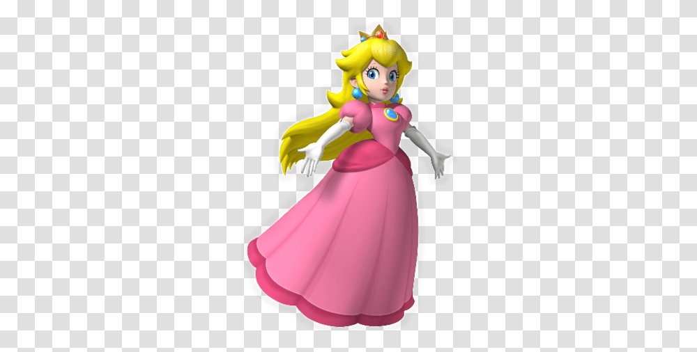 Download Mario One Of The Most Popular Video Game New Super Mario Bros U Peach, Doll, Toy, Figurine, Clothing Transparent Png