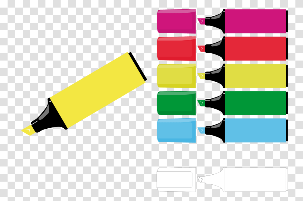 Download Markers Clipart Marker Pen Clip Art Rectangle, Weapon, Crayon, Bomb, Electronic Chip Transparent Png