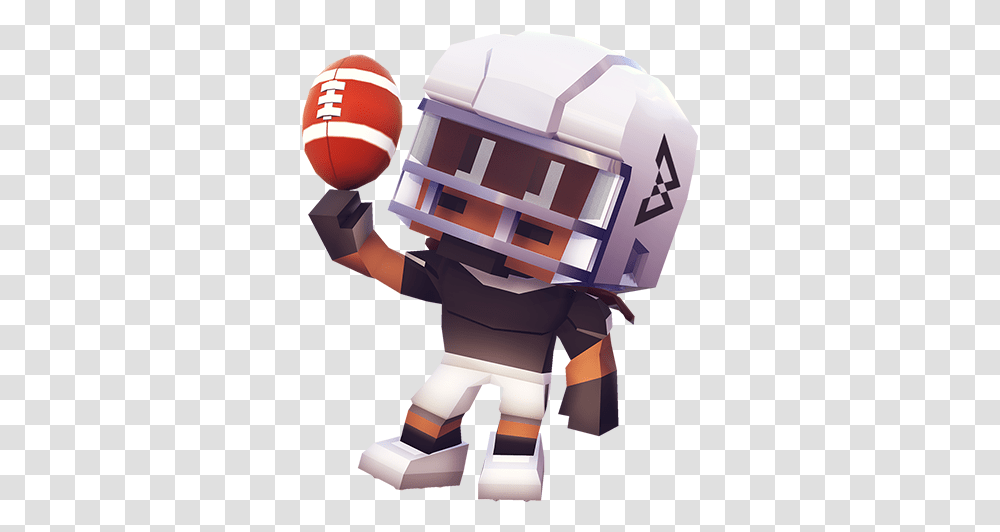 Download Marshawn Lynch Blocky Football Blocky Football, Toy, Team Sport, Sports, Helmet Transparent Png