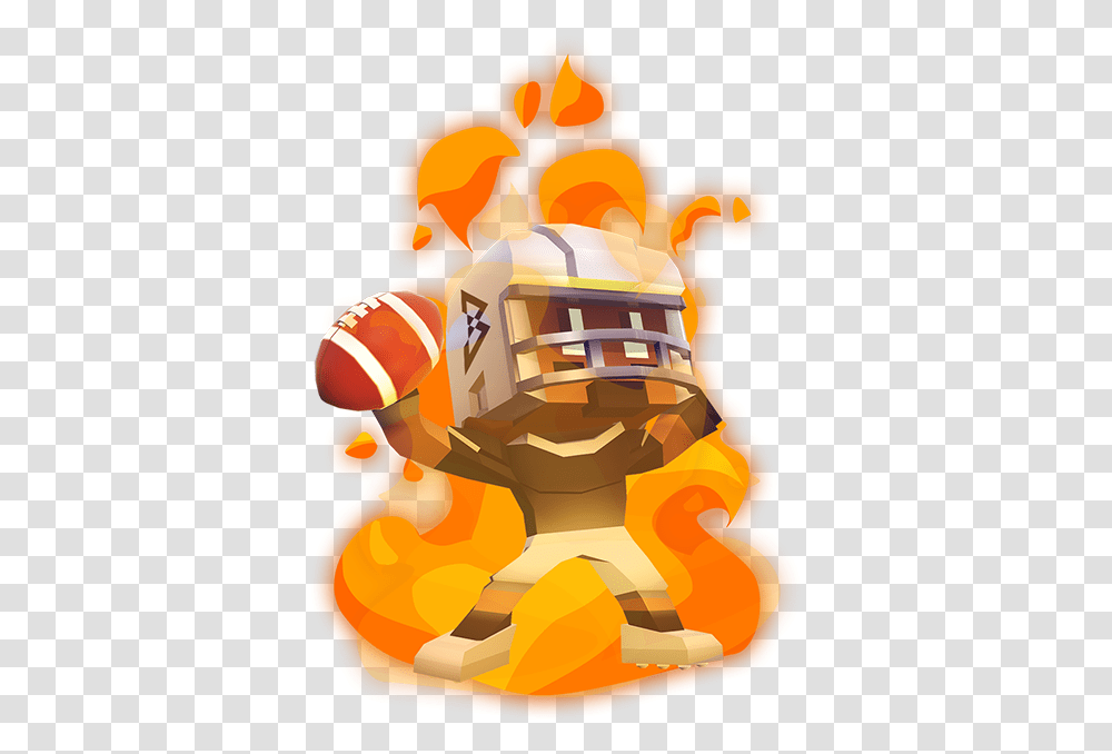 Download Marshawn Lynch Blocky Football Illustration, Plant, Food, Outdoors, Text Transparent Png