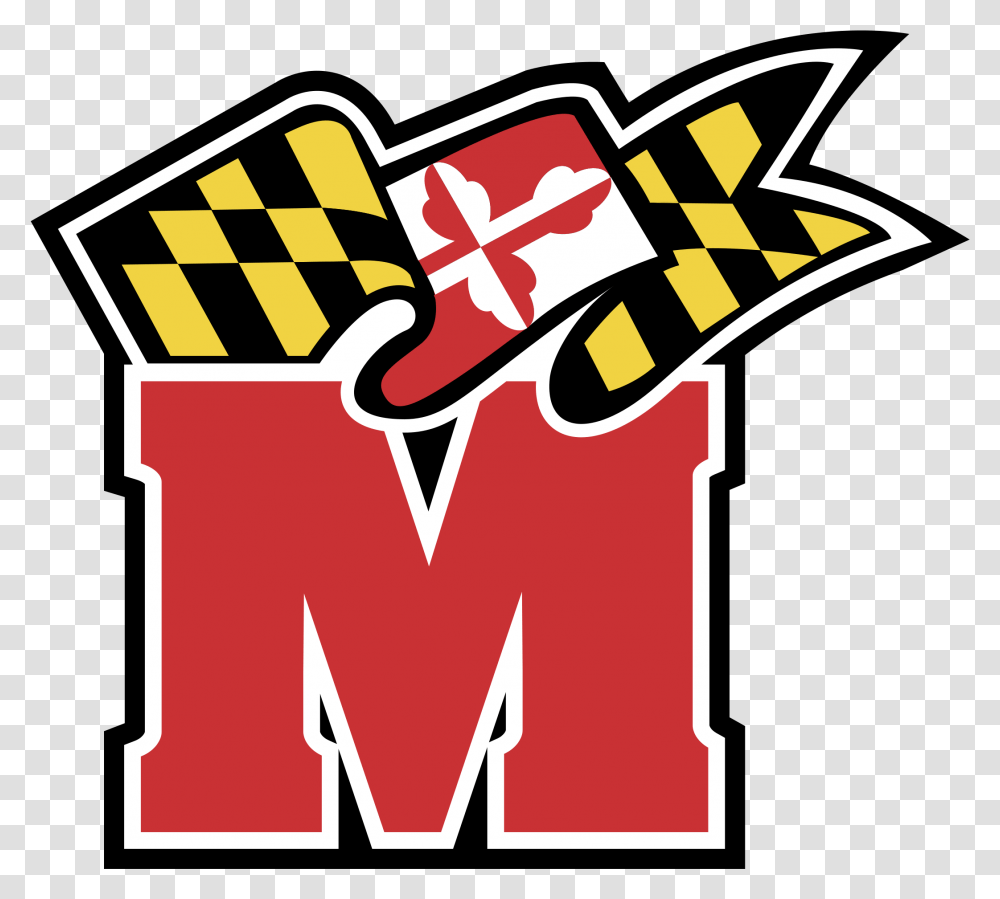 Download Maryland Terps Logo Old University Of Maryland Logo, Hand, Label, Text, Dynamite Transparent Png
