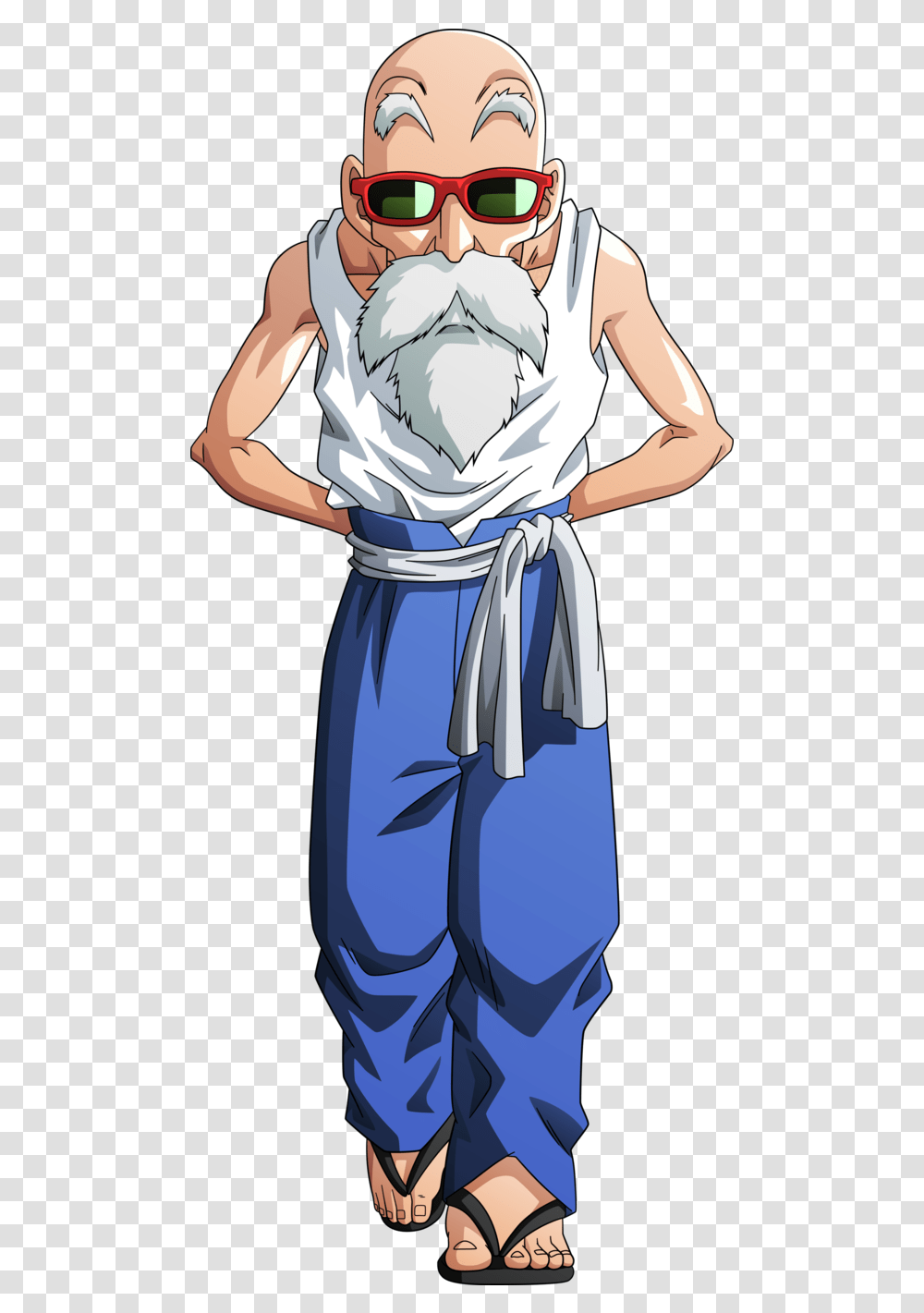 Download Master Roshi Dragon Ball Super, Sunglasses, Accessories, Person, Martial Arts Transparent Png