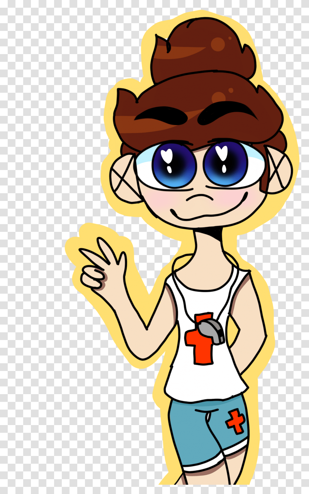 Download Mataeo As A Lifeguard Cartoon Image With No, Sunglasses, Accessories, Accessory, Face Transparent Png