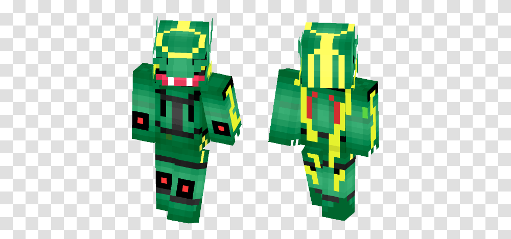 Download Mega Rayquaza Minecraft Skin For Free Christmas Tree Minecraft Skins, Toy, Robot Transparent Png