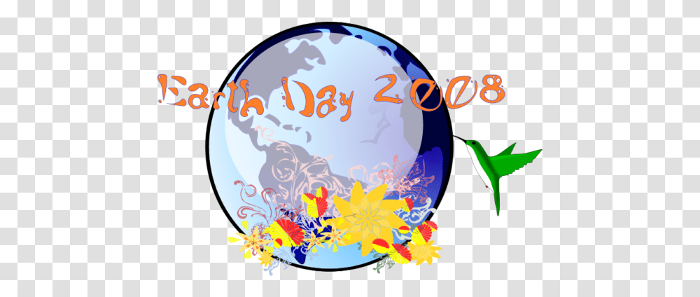 Download Melian Earth Day Earth Day 2008 Logo Image Bird Clip Art, Graphics, Floral Design, Pattern, Text Transparent Png