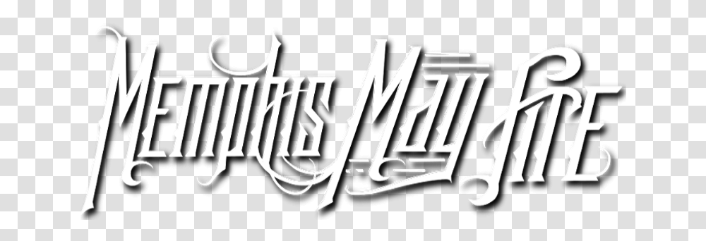 Download Memphis May Fire Band Logo Image With No Memphis May Fire Logo, Text, Label, Calligraphy, Handwriting Transparent Png