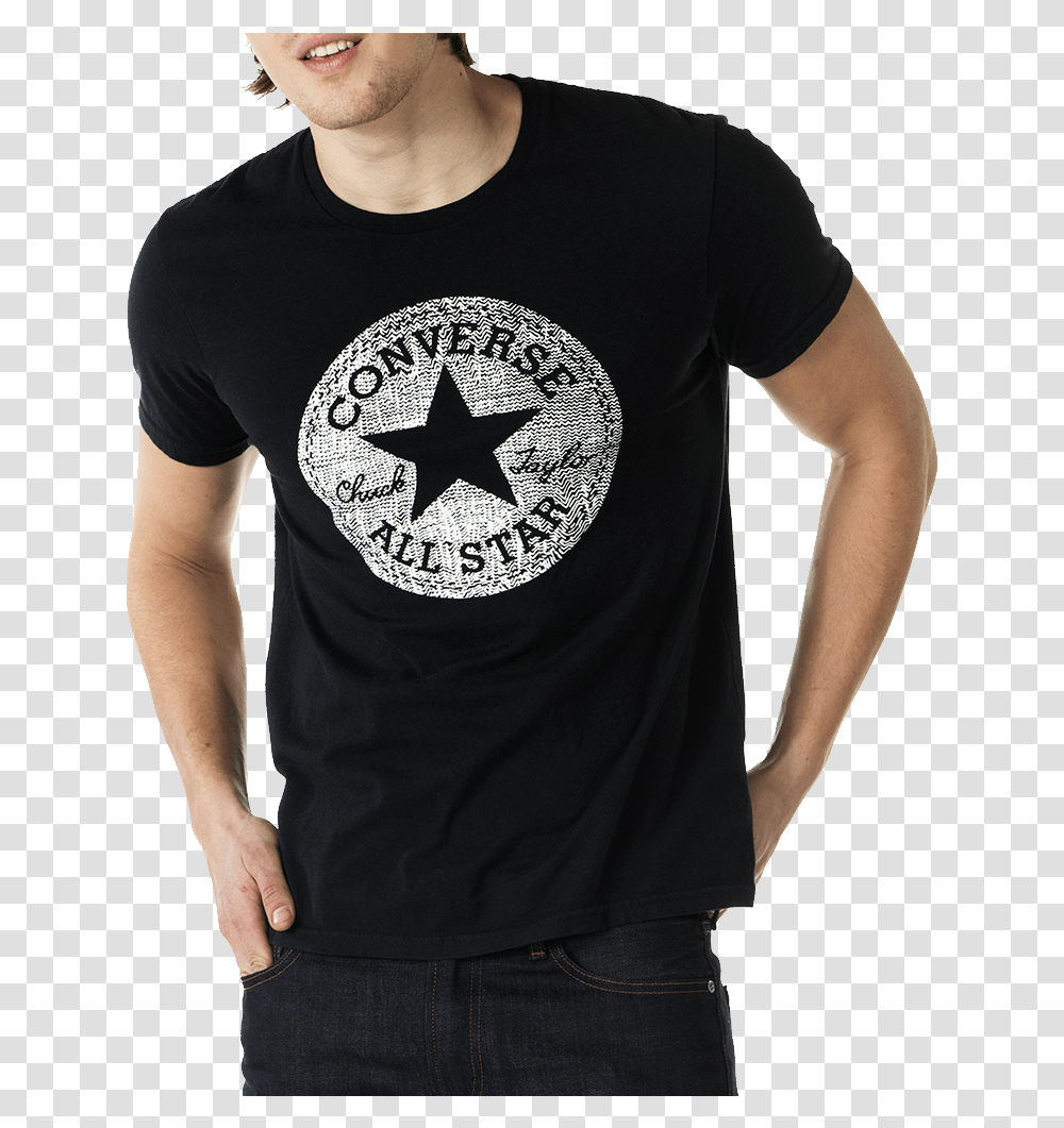 Download Men With T Shirt Cartoon Jingfm Converse All Star, Clothing, Apparel, T-Shirt, Sleeve Transparent Png