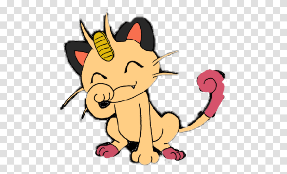 Download Meowth Cartoon, Animal, Mammal, Wildlife, Insect Transparent Png