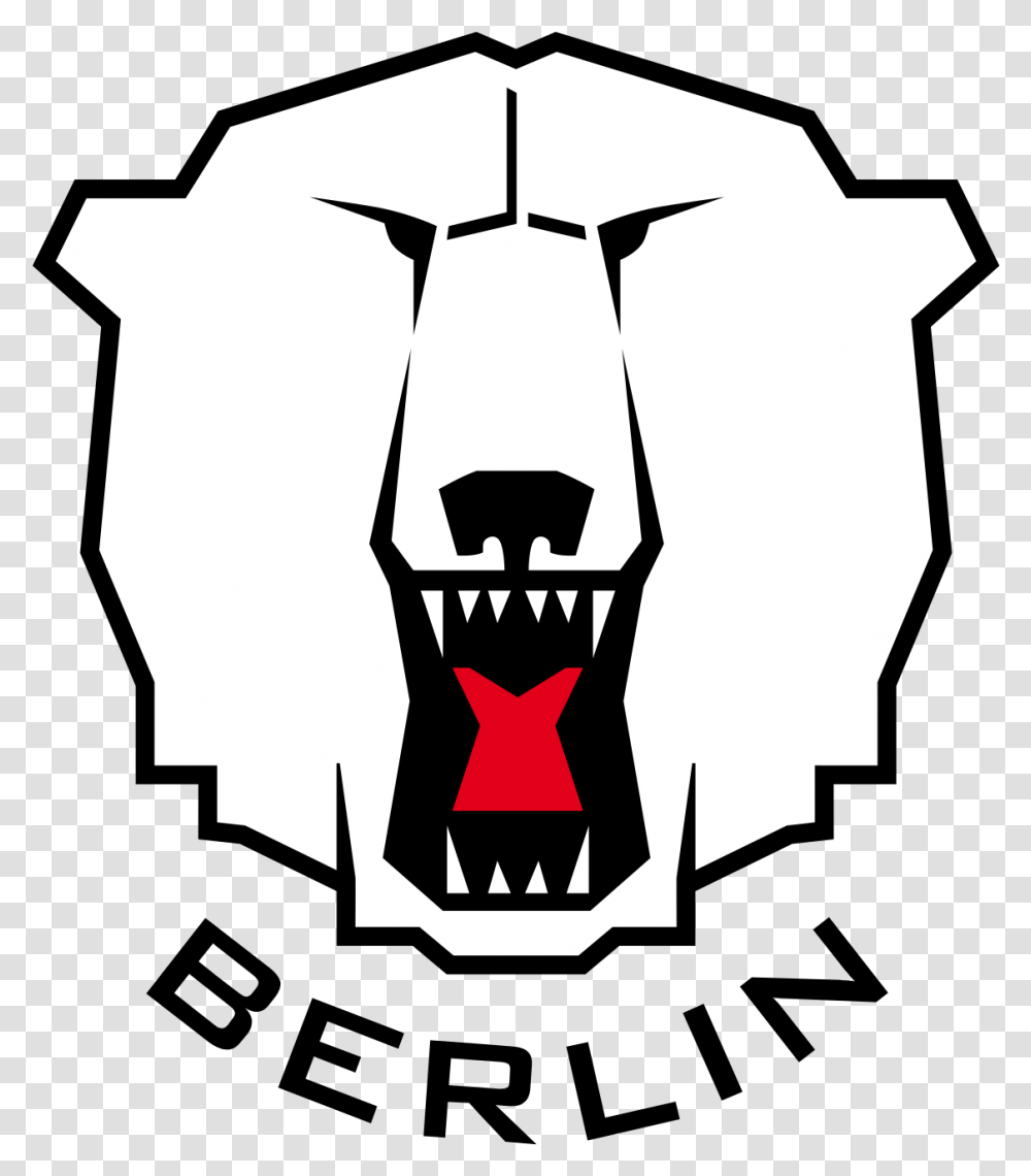 Download Mercedes Benz Logo Eisbren Berlin Logo, Hand, Stencil, Symbol, Fist Transparent Png
