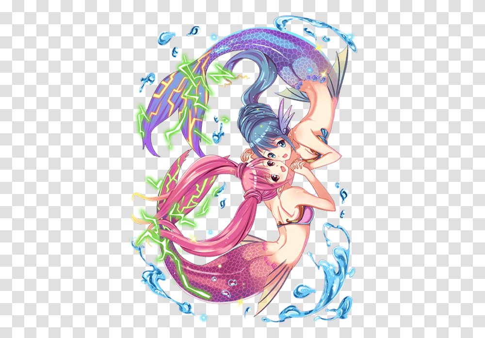 Download Mermaid Rpg Illustration, Graphics, Art, Person, Light Transparent Png