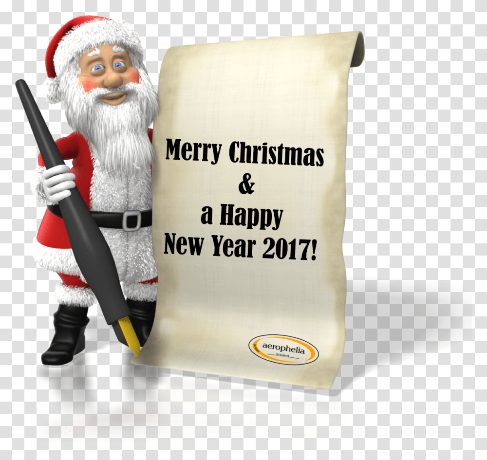 Download Merry Christmas And A Happy New Year 2017 Friggin Santa Claus, Person, Human, Bag, Sack Transparent Png