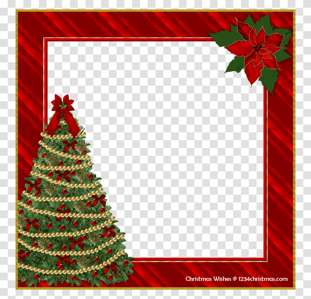 Download Merry Christmas Frame Clipart Christmas Templates, Tree, Plant, Christmas Tree, Ornament Transparent Png