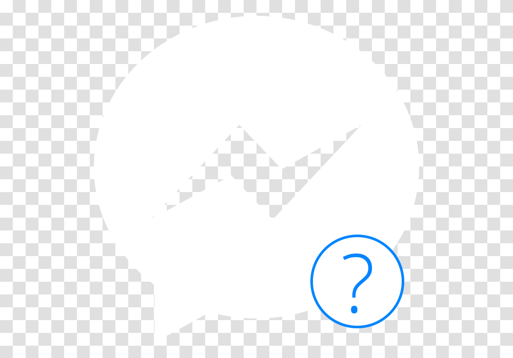 Download Messenger Icon Facebook Messenger Icon White Dark Mode Messenger Logo, Recycling Symbol, Stencil Transparent Png