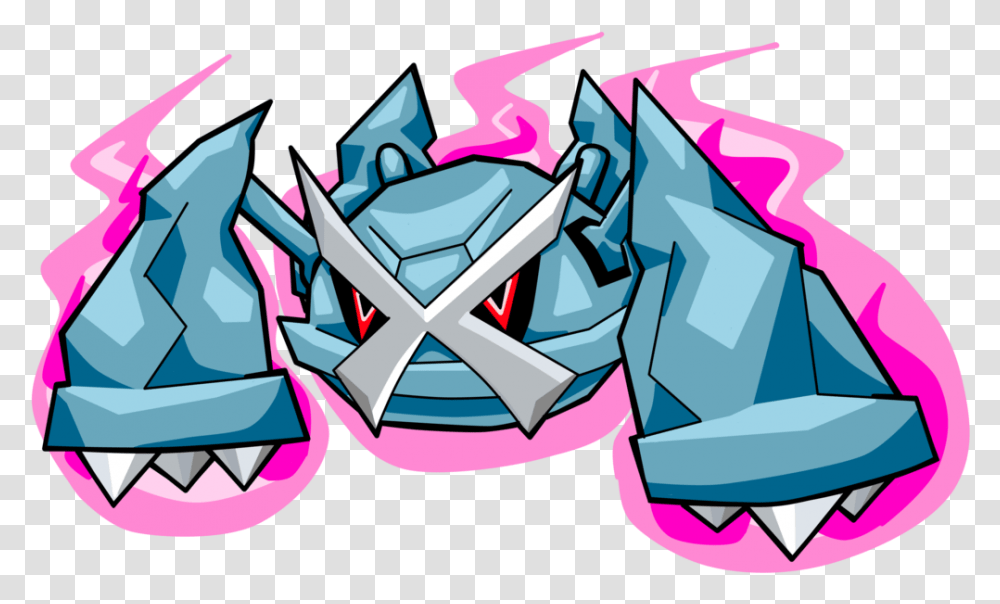Download Metagross By Turb0s0ic333 Language, Graphics, Art, Recycling Symbol, Dynamite Transparent Png
