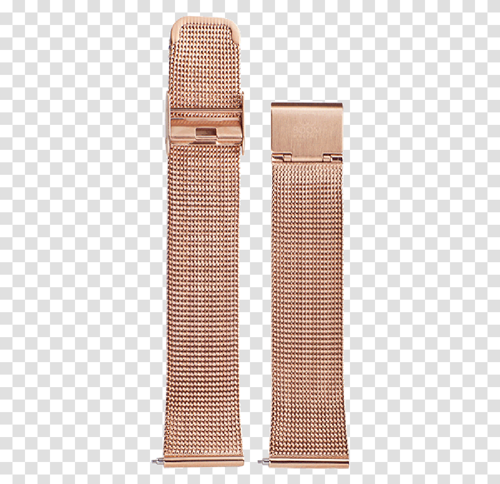 Download Metal Mesh Rose Gold Efco Pearl Wax Strips Gold Solid, Strap, Woven, Rug Transparent Png