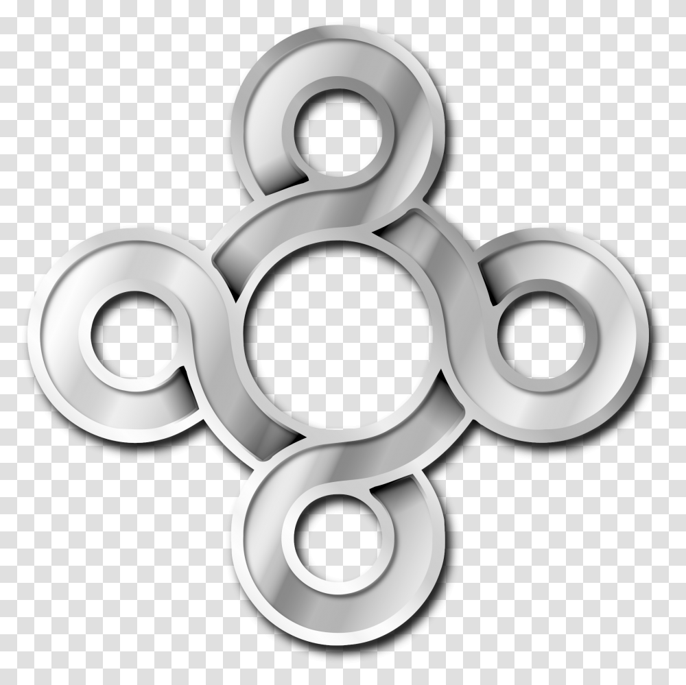 Download Metallic Circle Clip Free Metallic Circle, Symbol, Weapon, Weaponry, Blade Transparent Png