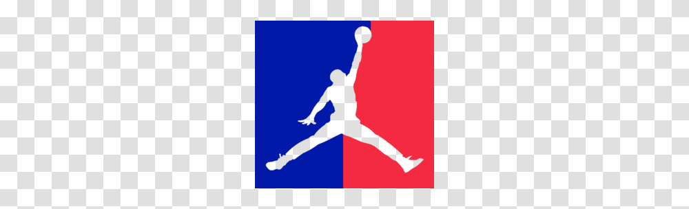 Download Michael Jordan Symbol Clipart Jumpman Air Jordan Logo, Dance Pose, Leisure Activities, Person, People Transparent Png