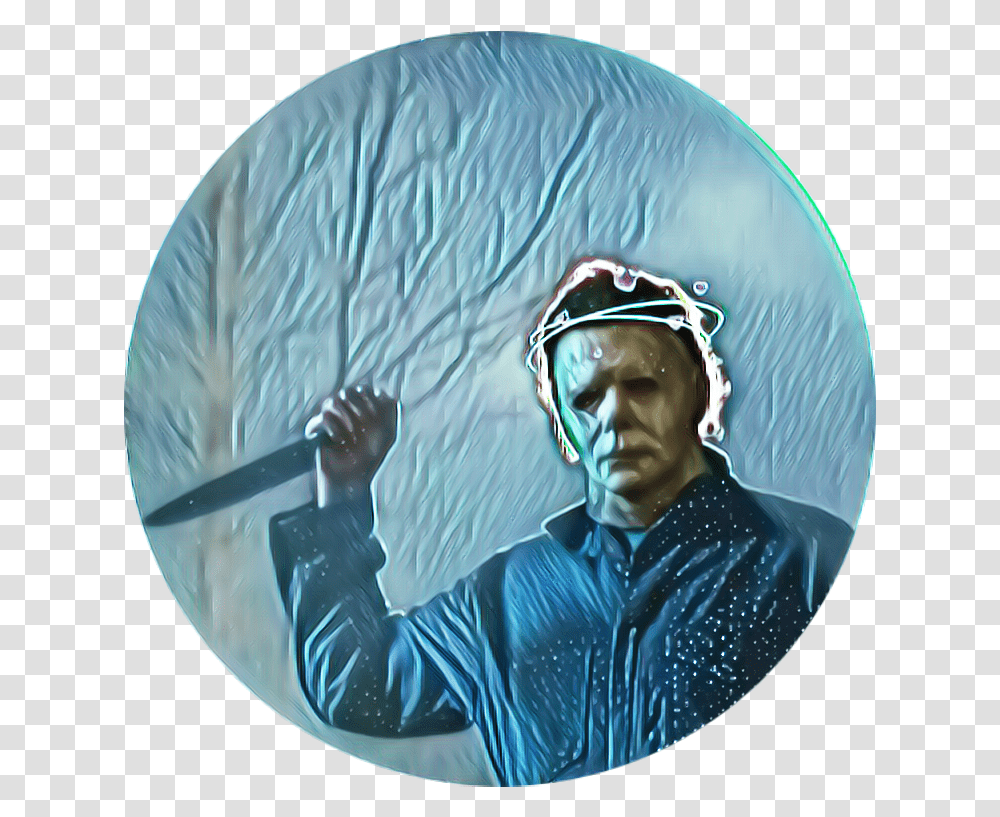 Download Michael Myers Icon Art, Person, Helmet, Sphere, Crowd Transparent Png