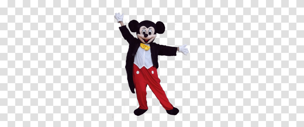 Download Mickey Mouse Costume For Parties Clipart Mickey Mouse, Person, Human, Mascot, Performer Transparent Png