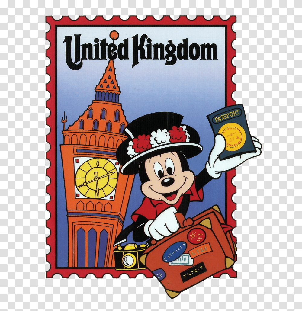 Download Mickey Mouse Stamp Clipart Mickey Mouse Clip Art, Poster, Advertisement, Hat Transparent Png