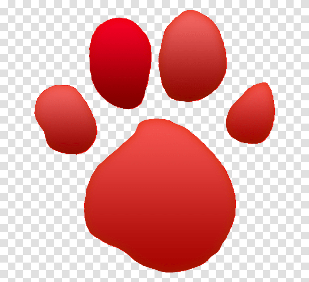 Download Mickeys Paw Prints Updated Blues Clues And Paw Print A Clue, Balloon, Footprint, Petal, Flower Transparent Png