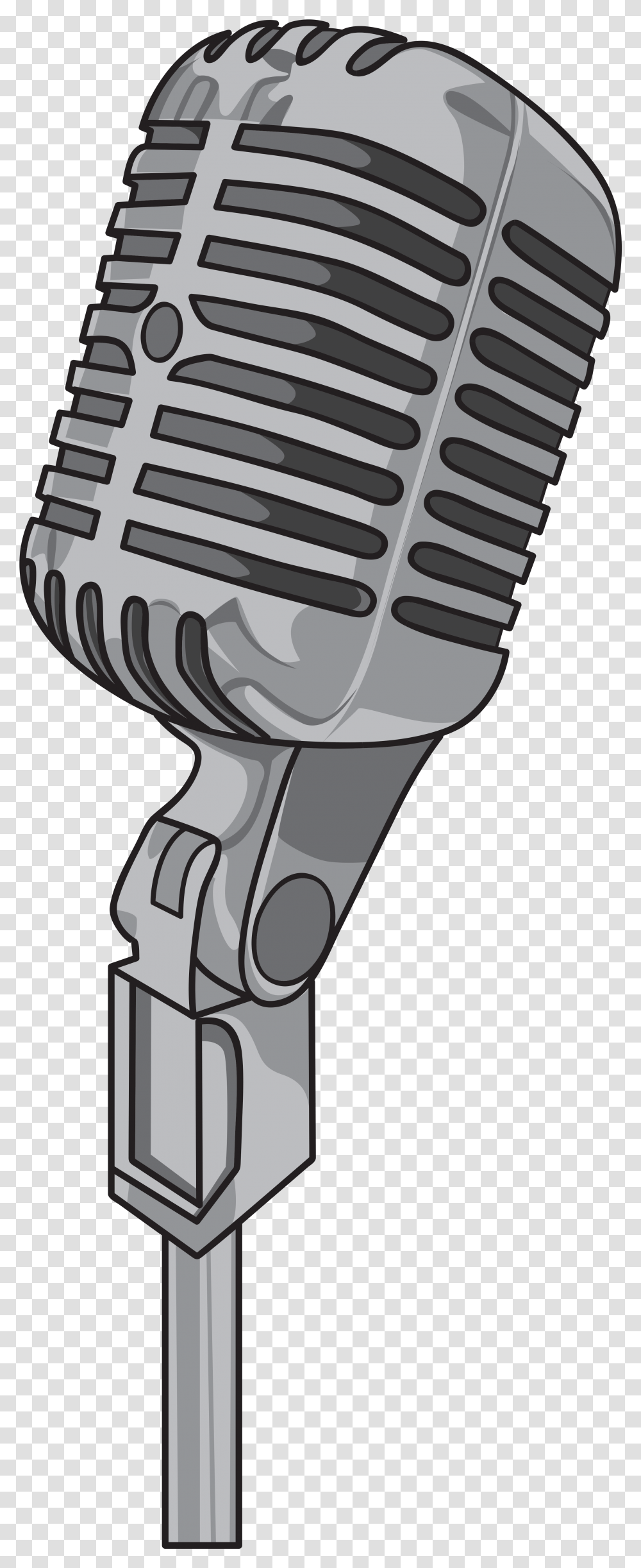 Download Microphone Vector Vintage, Electrical Device, Blow Dryer, Appliance, Hair Drier Transparent Png