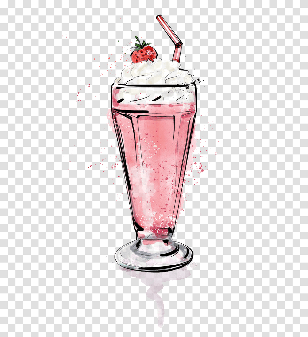 Download Milkshake Image With No Milkshake, Juice, Beverage, Smoothie, Glass Transparent Png