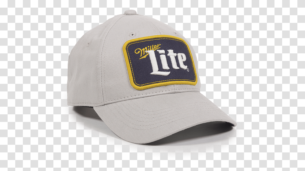 Download Miller Lite Hat Miller Lite Hats Image With Baseball Cap, Clothing, Apparel Transparent Png