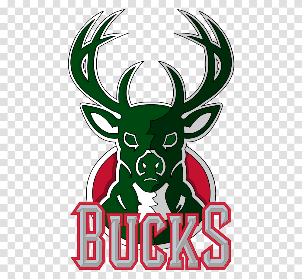 Download Milwaukee Bucks Logo Milwaukee Bucks, Deer, Wildlife, Mammal, Animal Transparent Png