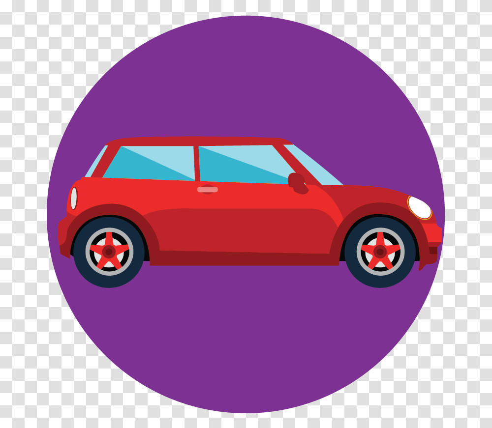 Download Mini Cooper Clipart Pink Car Car, Vehicle, Transportation, Wheel, Machine Transparent Png