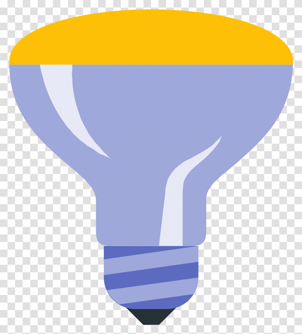 Download Mirrored Reflector Bulb Icon Compact Fluorescent Lamp, Light, Lightbulb, Balloon Transparent Png