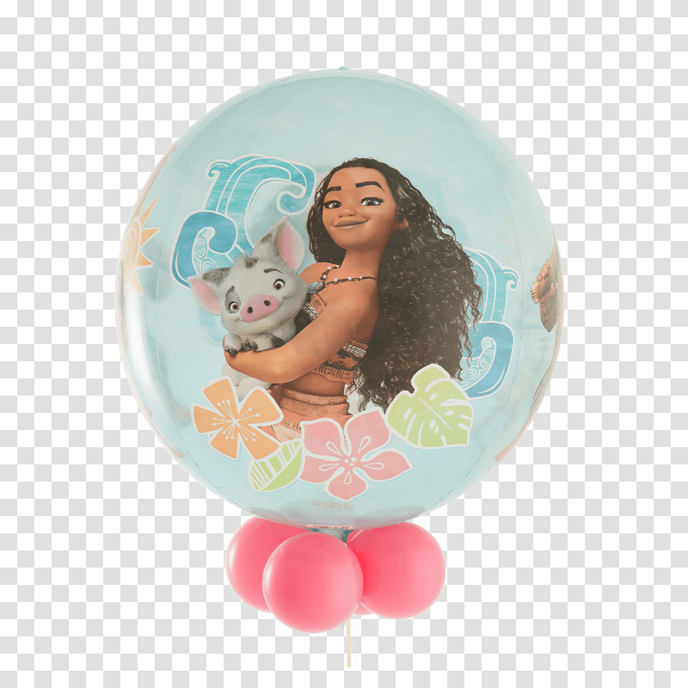 Download Moana Orbz With Balloon Collar Moana Circle, Person, Human, Sphere, Art Transparent Png