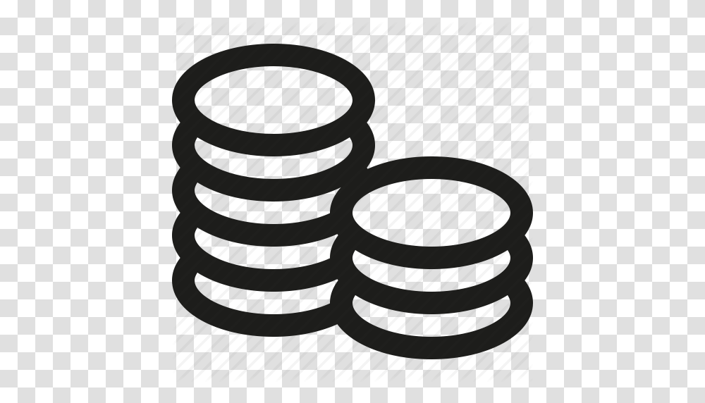 Download Money Icon Outline Clipart Coin Money Computer Icons, Spiral, Coil Transparent Png