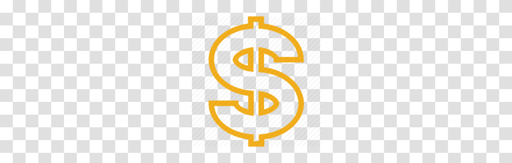 Download Money Sign Clipart Dollar Sign Clip Art Money Yellow, Rug, Label Transparent Png